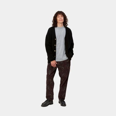 Housut Carhartt WIP Flint Pant Paisley Print "Buckeye rinsed" Ruskea | I029443_1U6_02, 1