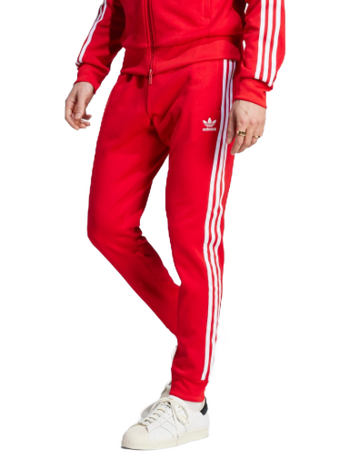 Verryttelyhousut adidas Originals Adicolor Classics SST Track Pants Punainen | IM4543