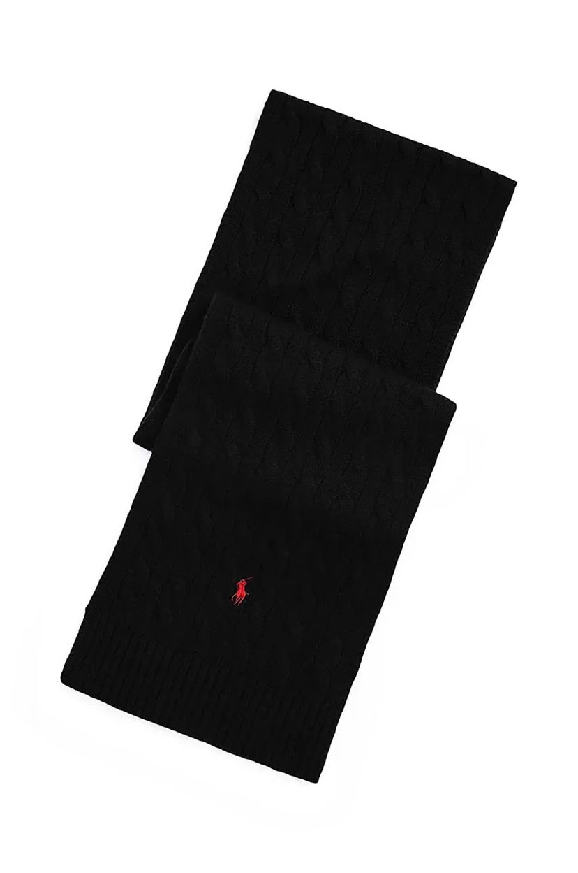 Huivi Polo by Ralph Lauren Cable Scarf Musta | 449959345