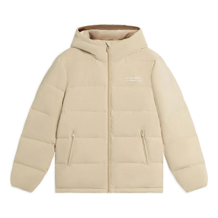 Puffer takki Li-Ning Way Of Wade Graphic Down Jacket Beige | AYMS145-3