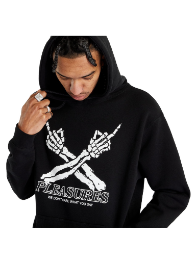 Huppari Pleasures Don't Care Hoodie Musta | P23SP052 BLACK