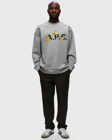 Villapaita A.P.C. Pokémon Pikachu x Crewneck Harmaa | COGVF-H27863-PLB, 2