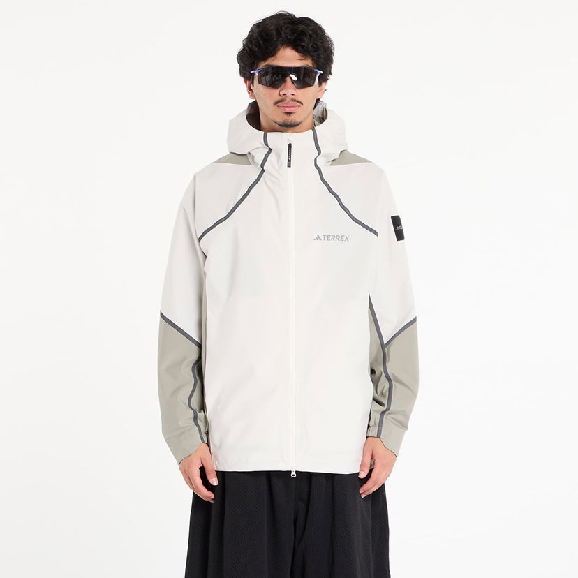 Sadetakki adidas Performance National Geographic CLIMAPROOF Rain Jacket Valkoinen | KC2342