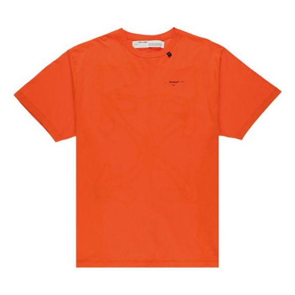 T-paita Off-White Abstract Arrows Embroidery Oversize T-Shirt Oranssi | OMAA038F191850111910