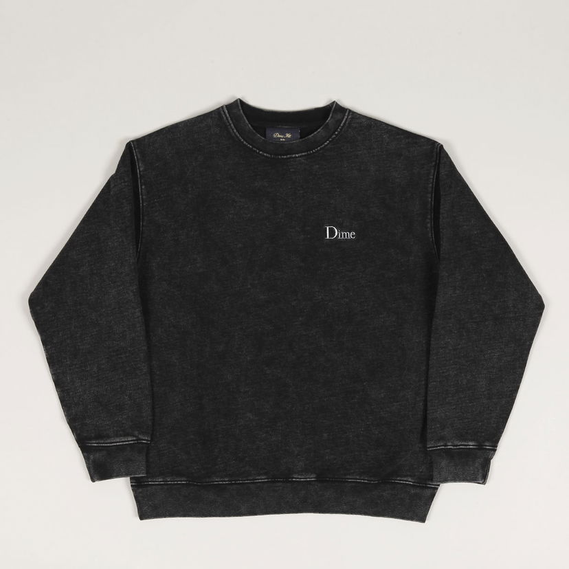 Villapaita Dime Dime Classic French Crewneck Musta | DIME2SP2534BLK