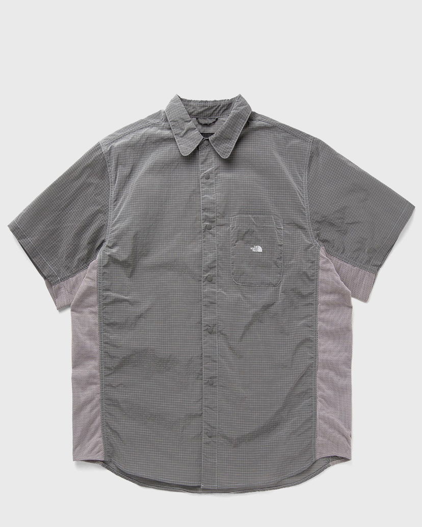 Paita The North Face Short Sleeve Mixed Fabric Shirt Harmaa | NF0A8CKHA0M1