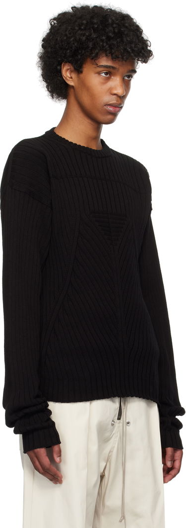 Villapaita Rick Owens Rick Owens Hollywood Round Neck Sweater Harmaa | RU01E5664 KEC, 4