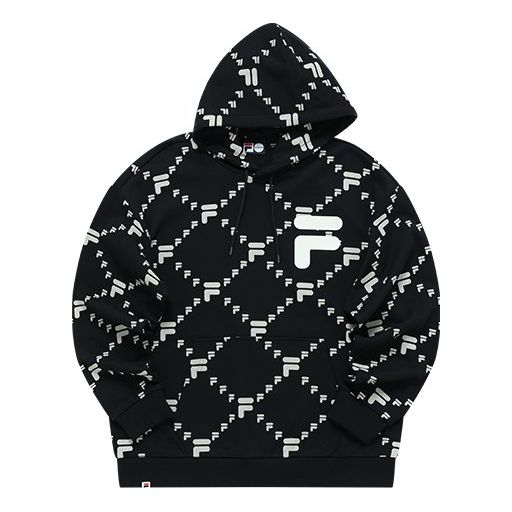 Huppari FILA Fusion Logo Out of Box Hoodie Musta | T11U216205F-BK