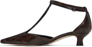 Kengänhoito Aeyde Aeyde Liz T-Bar Kitten Heels Ruskea | A11-PU0596006003-225, 2