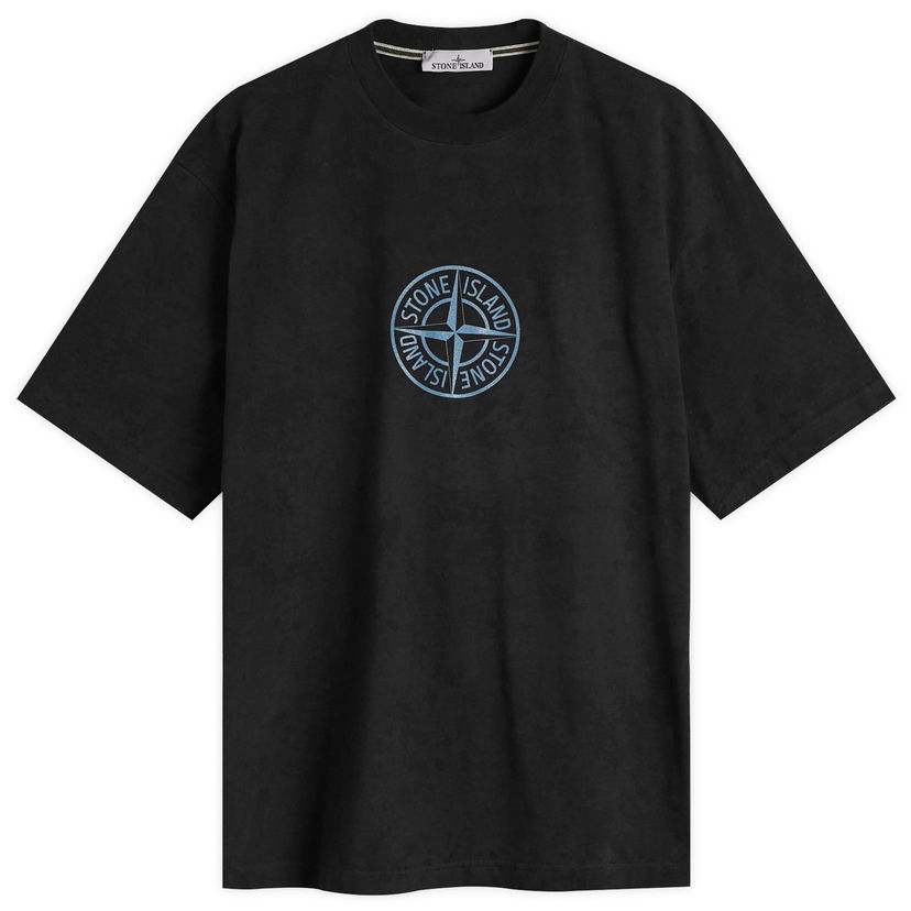 T-paita Stone Island Paintball Effect Megacity Sky T-Shirt, Size Large Musta | K2S152100021-V0029