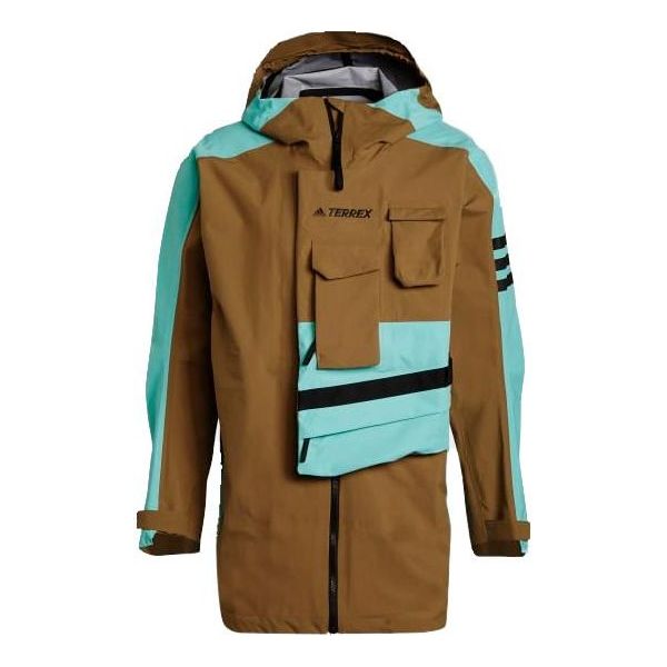 Parka adidas Performance Terrex Xploric Rain Jacket Ruskea | GI7307