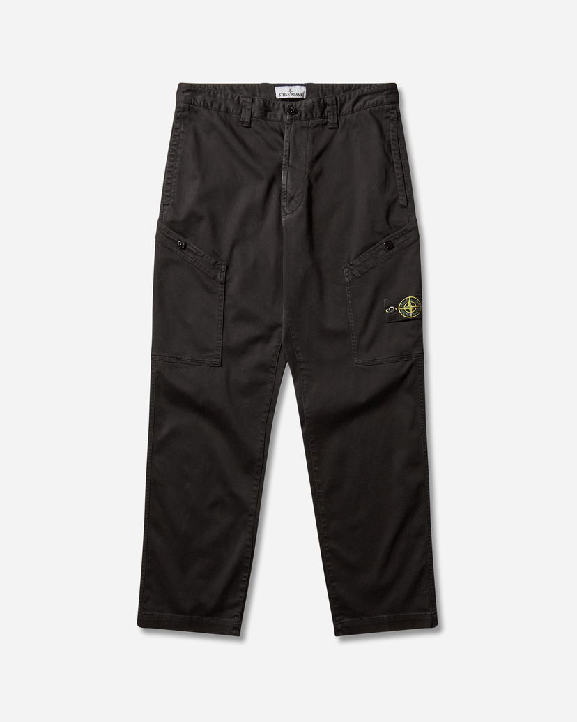 Cargo housut Stone Island Regular Tapered Cargo Pants Musta | K2S15-3100030-S0012 V0029