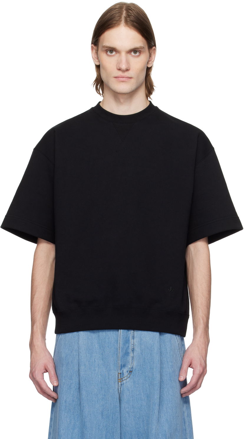 Villapaita Jil Sander Jil Sander Crew-Neck T-Shirt Musta | J47GC0151_J20039