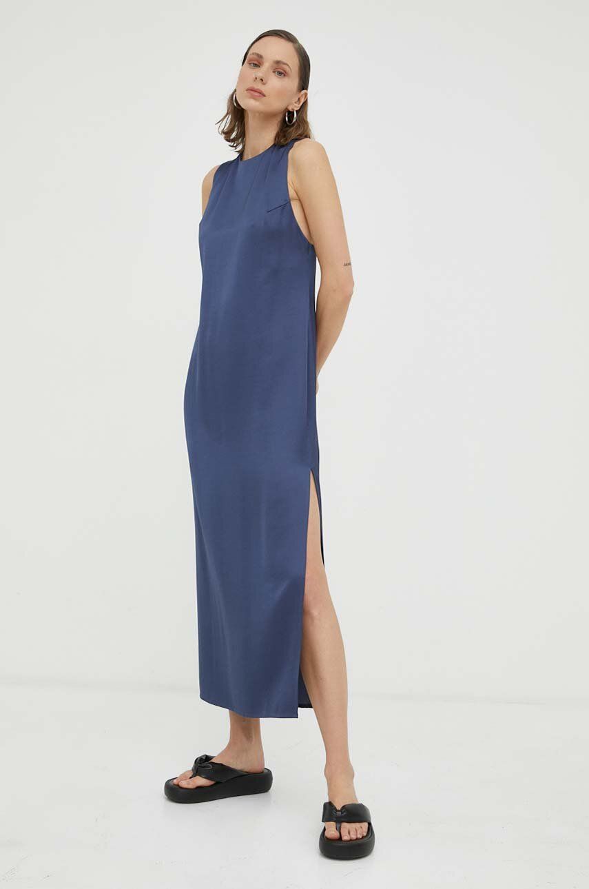 Mekko Samsoe Samsoe Ellie Dress Tummansininen | F23200098, 0