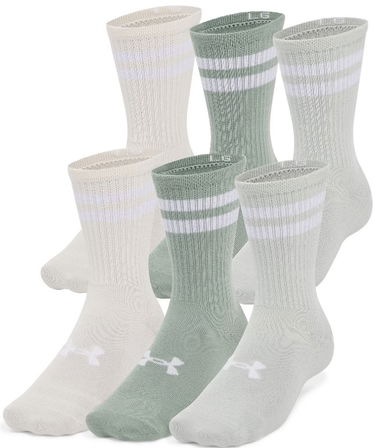 Sukat Under Armour UA Essential 6-Pack Crew Socks Beige | 1387058-377, 1