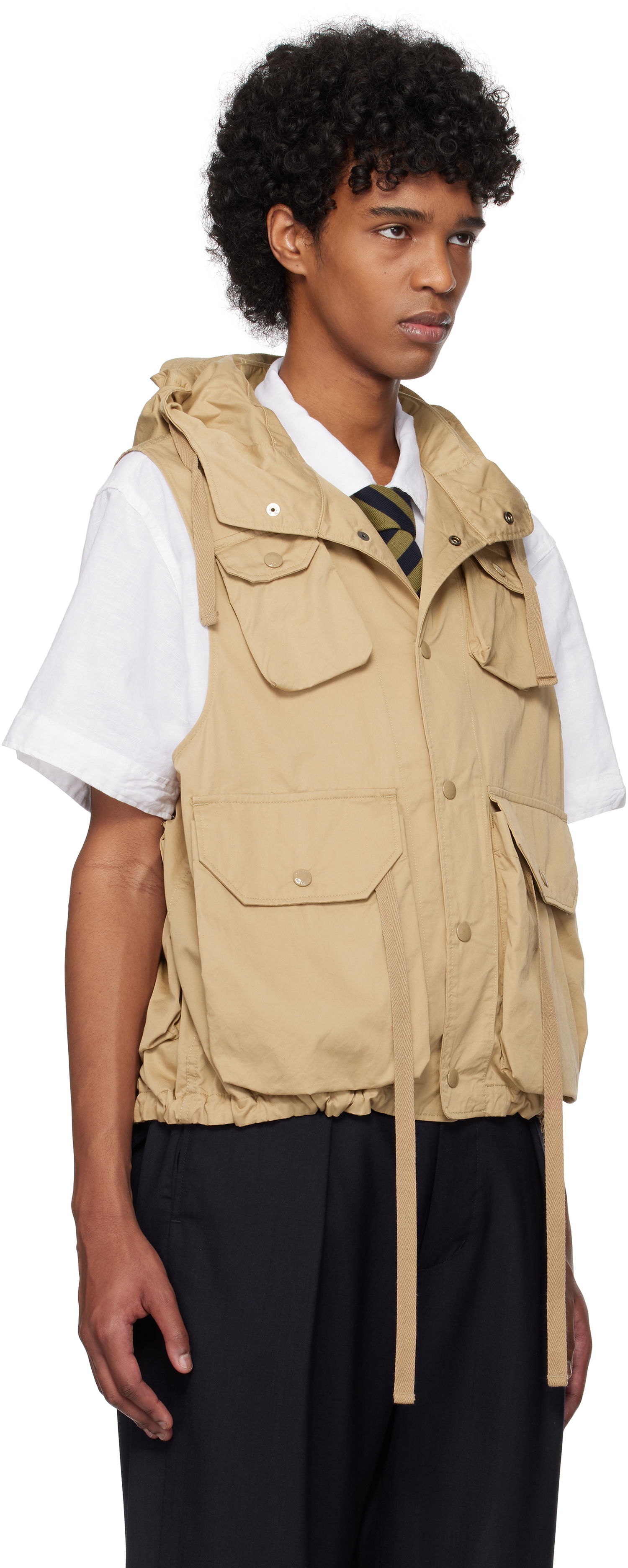 Liivi Engineered Garments Engineered Garments Field Vest Beige | 25S1C004, 1