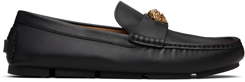 Tennarit ja kengät Versace Versace 'La Medusa' Driver Loafers Musta | 1019882_1A00693