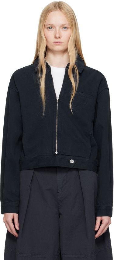 Takki YMC YMC Burnside Cropped Zip-Up Jacket Musta | Q5YAA, 0