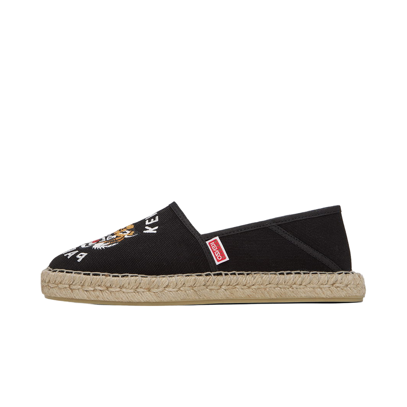 Tennarit ja kengät KENZO Paris Embroidered Espadrilles "Black" W Musta | FE52ES020F81
