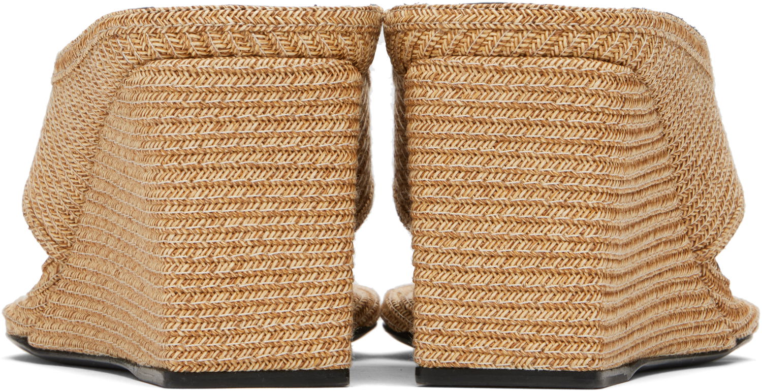 Tennarit ja kengät Alaïa ALAÏA Cube Thong Mule Wedge Sandals Beige | AA3M105TK054, 1