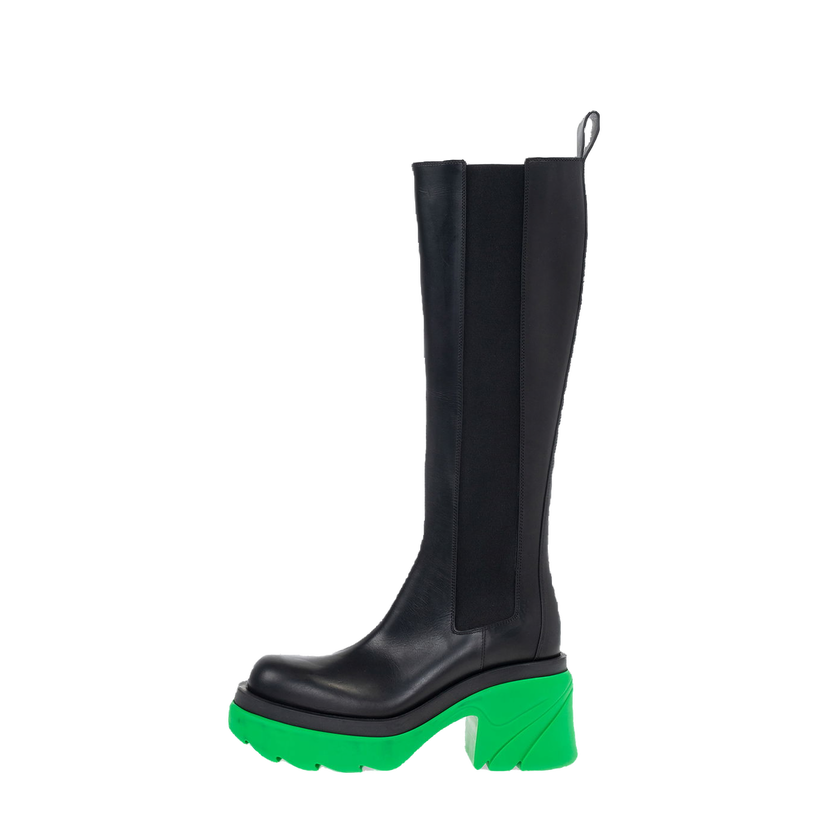 Tennarit ja kengät Bottega Veneta Leather Heel Boot Musta | 667149VBS501476