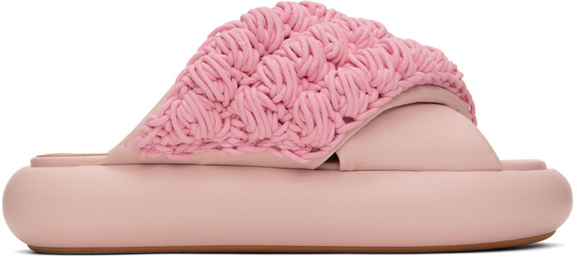 Tennarit ja kengät JW Anderson Pink Crochet Twister Platform Slides Sininen | ANW42027A