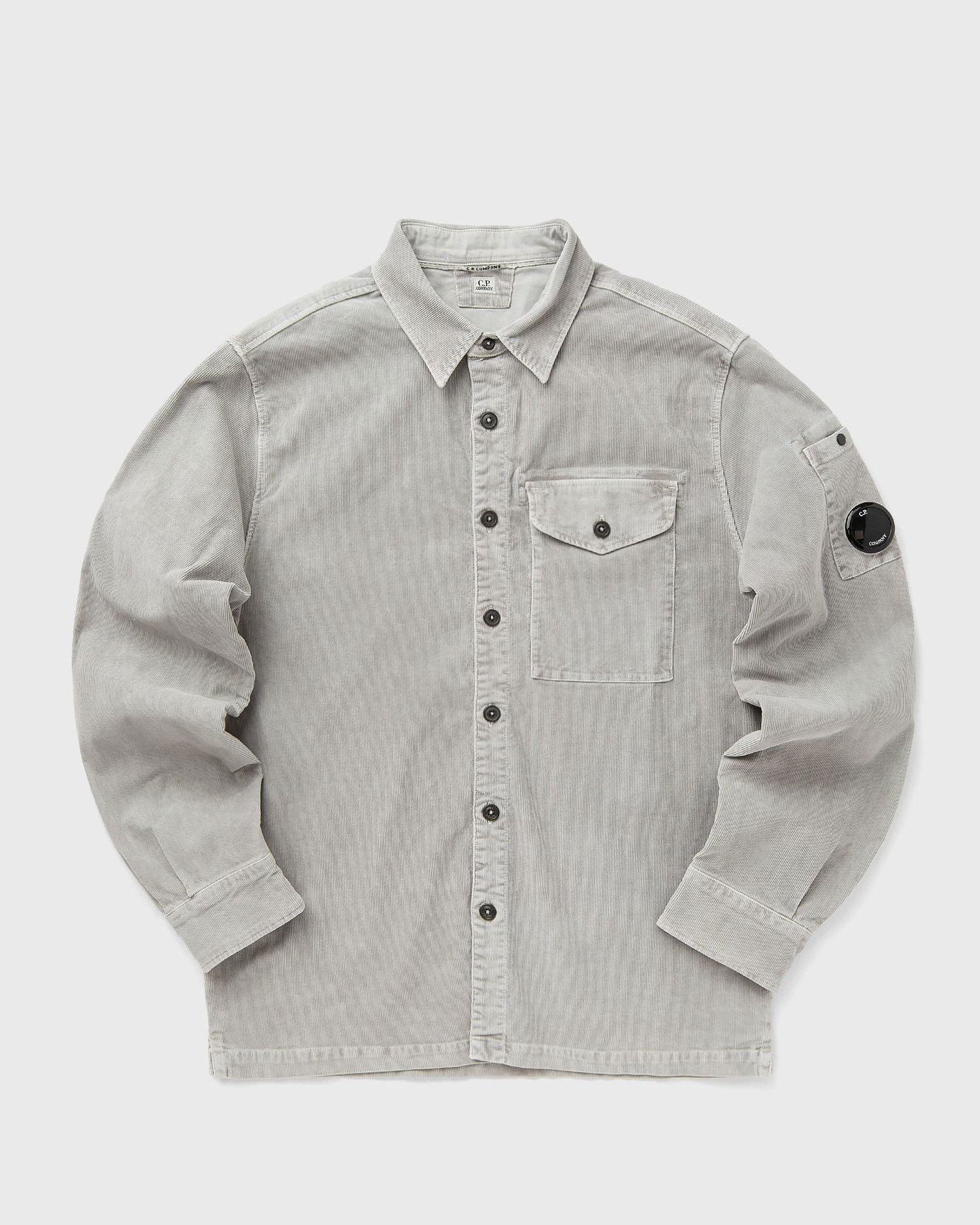 Paita C.P. Company Long Sleeve Corduroy Shirt Harmaa | 19CMSH071A006410O-331, 1