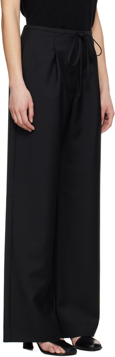 Housut Róhe Róhe Relaxed Drawstring Trousers Musta | 415-30-007, 1