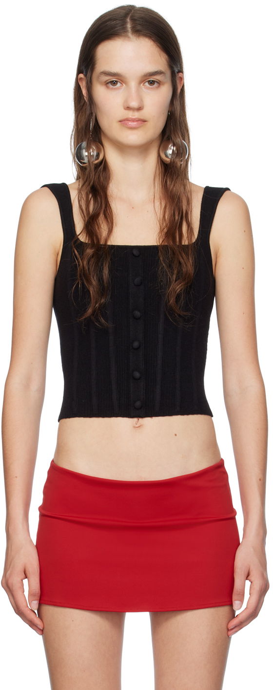 Hame GUIZIO Guizio Knit Corset Musta | R24601S011