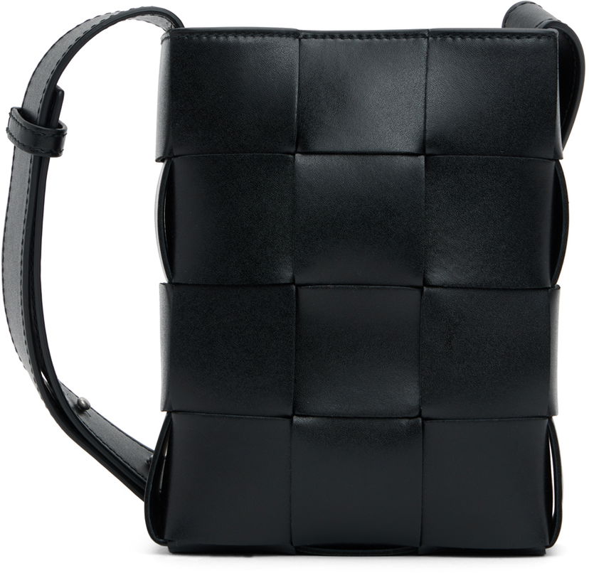 Olkalaukku Bottega Veneta Bottega Veneta Cassette Shoulder Bag Musta | 729298 VBWD3