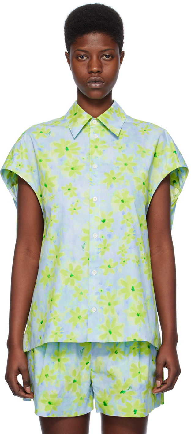 Paita Marni Cocoon Shirt Vihreä | CAMA0565A0 UTC330