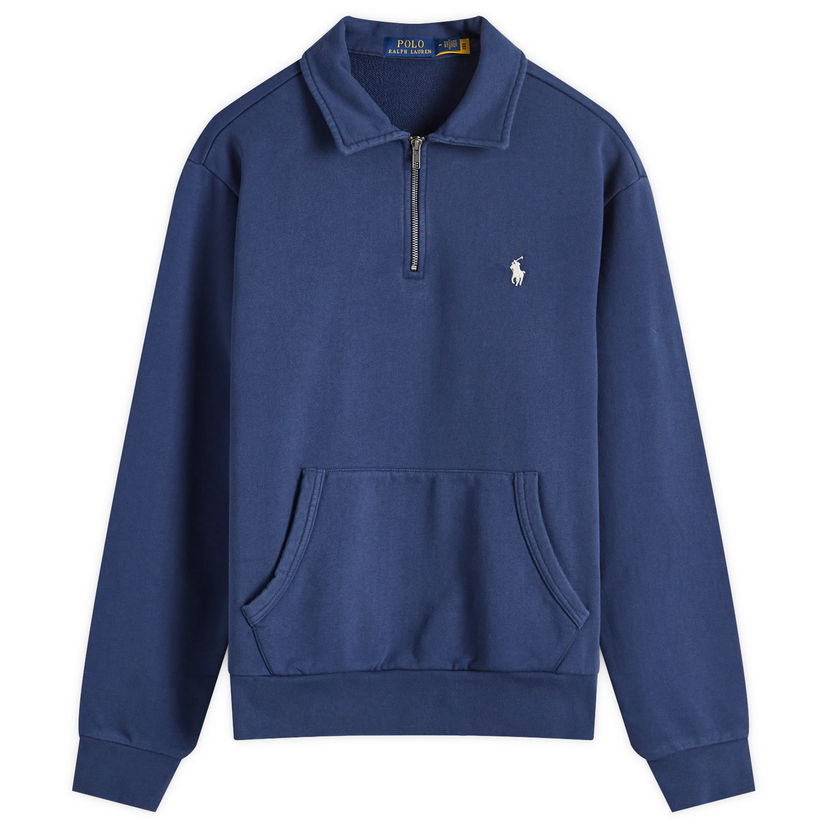Huppari Polo by Ralph Lauren Loopback Half Zip Sweatshirt Sininen | 710934601009