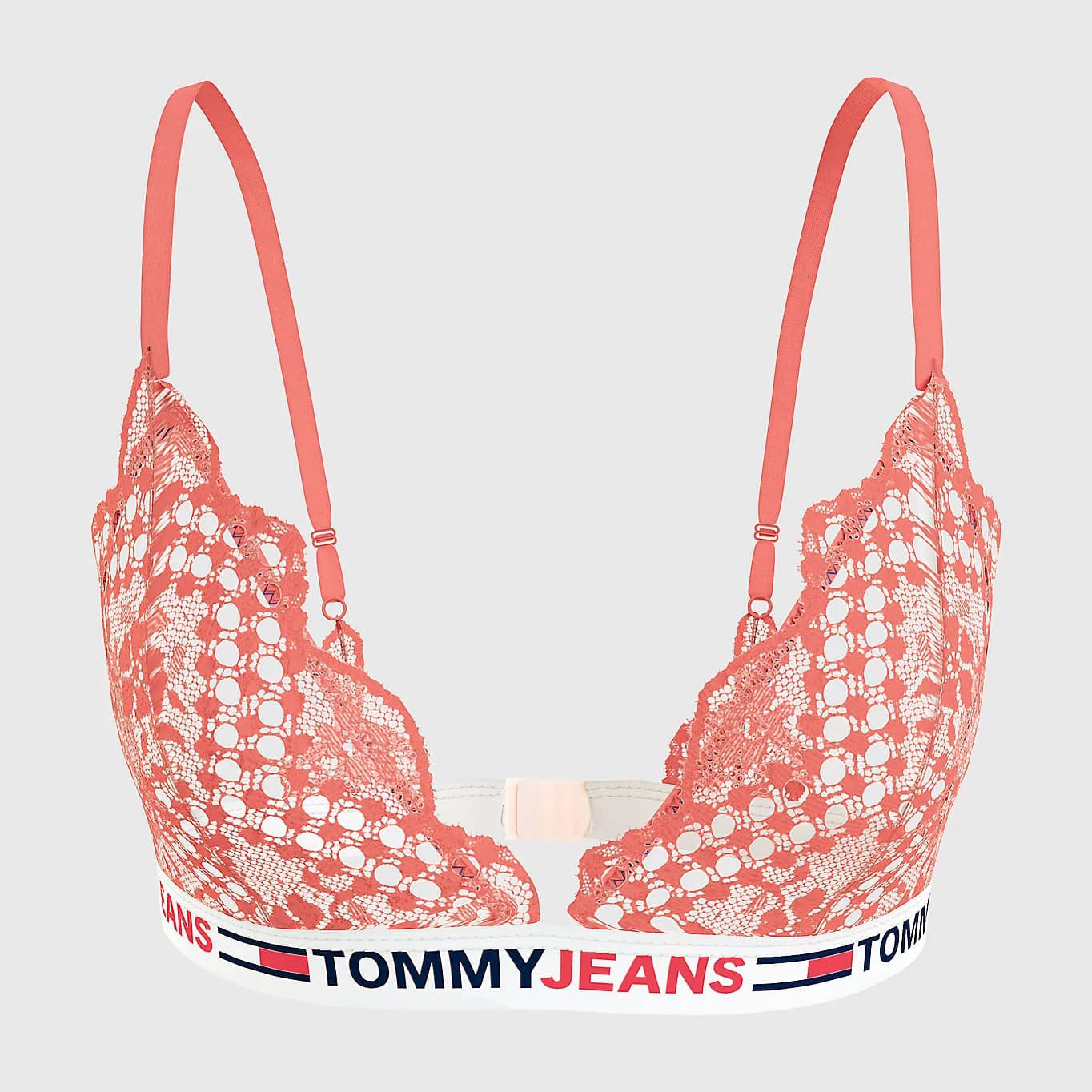 Rintaliivit Tommy Hilfiger Lace Unlined Triangle Oranssi | UW0UW03829 SN6, 1