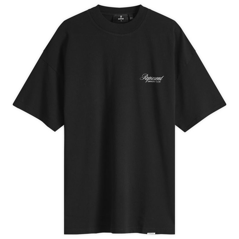 T-paita Represent Clo Owners Club Script Musta | OCM41201-001