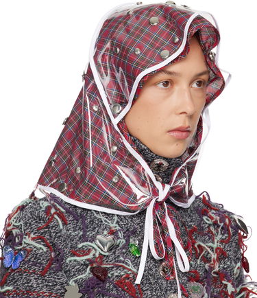 Hattu Chopova Lowena Plaid Clear Studded Rain Hat Monivärinen | 6712, 1