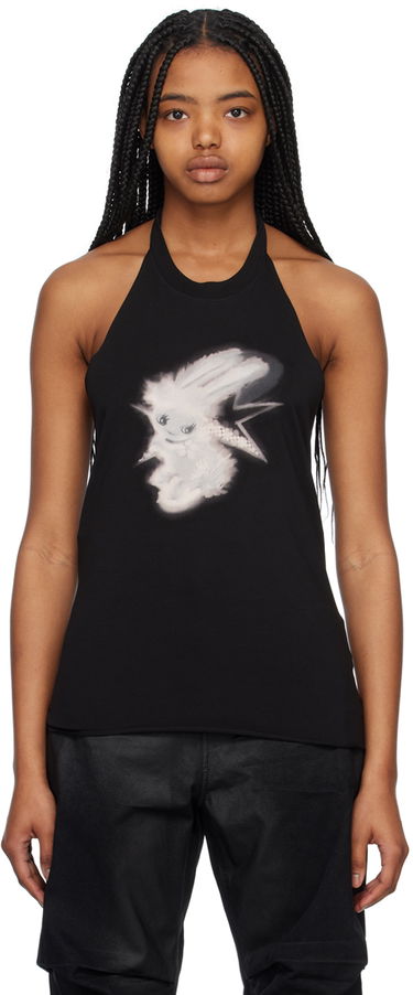 Tankkitoppi We11done We11done Halter Tank Top Musta | WD-TT1-23-738-W-BK, 0