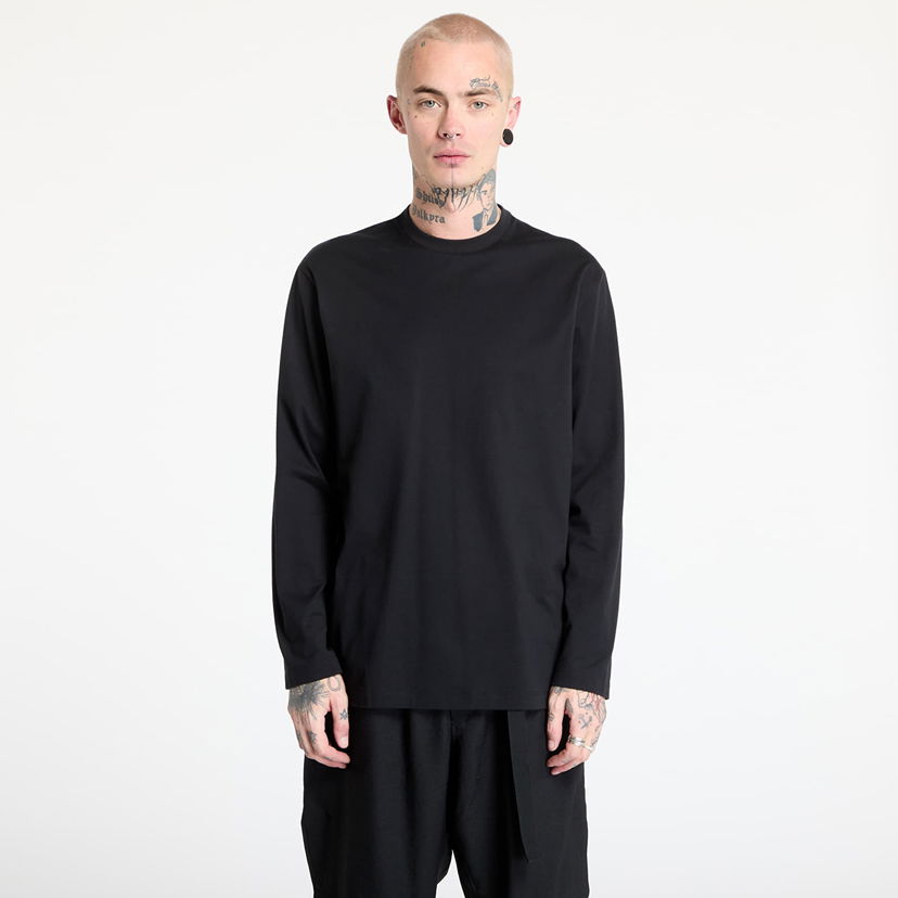 T-paita Y-3 Graphic Long Sleeve Top Musta | JN4880