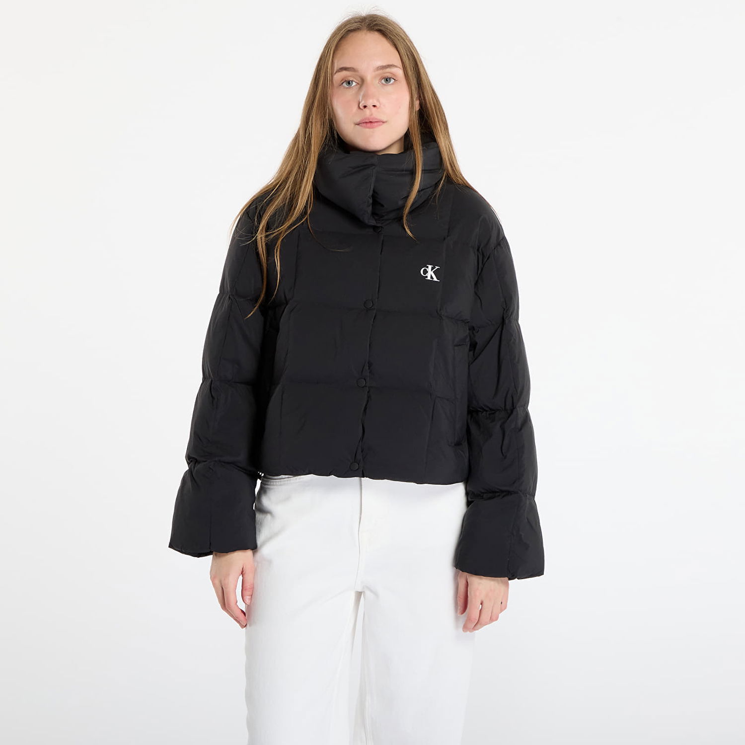 Puffer takki CALVIN KLEIN Jeans Short Down Puffer Jacket Musta | LV044D521G UB1, 0