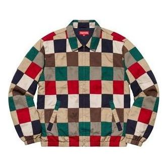 Bomber-takki Supreme Patchwork Harrington Jacket Monivärinen | SUP-SS19-073