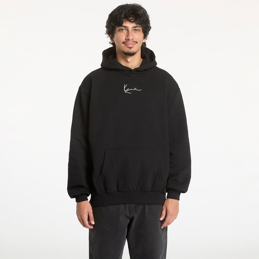 Huppari Karl Kani Small Signature Essential OS Hoodie Black Musta | KM-HD021-001-01