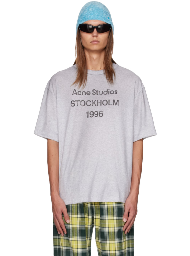 T-paita Acne Studios Faded T-Shirt Harmaa | CL0201-