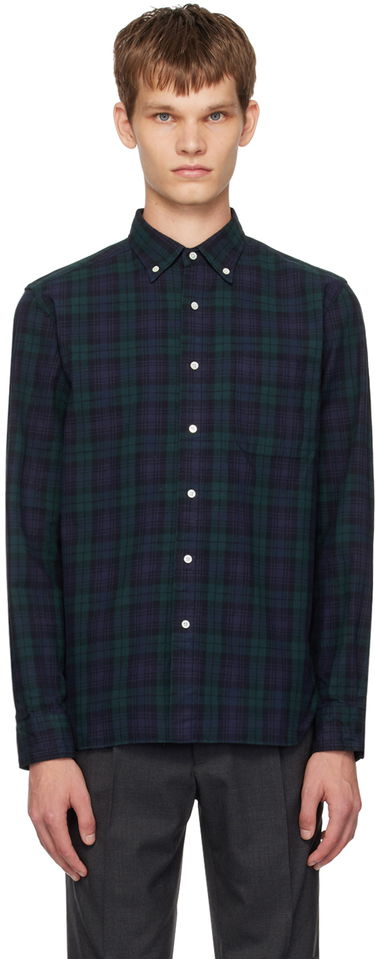 Paita BEAMS BEAMS PLUS Button Down Plaid Shirt Vihreä | 3811-0107-139, 0