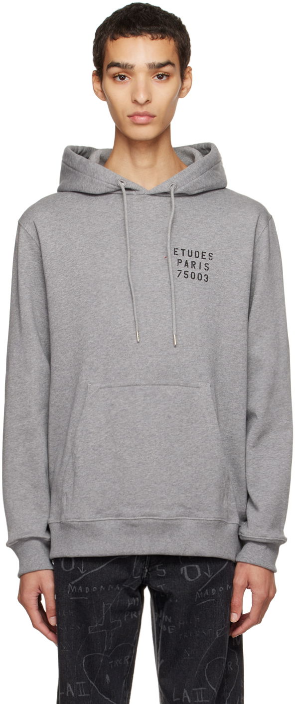 Huppari Études Small Stencil Klein Hoodie Harmaa | H22MM254OC20GR