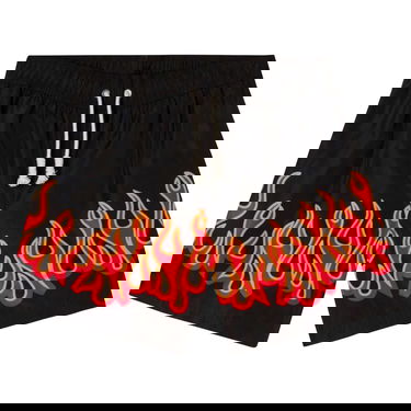 Uimapuvut Palm Angels Burning Flames Print Swim Short Musta | PMFA011F22FAB0011025, 1