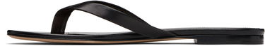 Tennarit ja kengät The Row Sacha Leather Flip-Flops Musta | F1697-SN65, 2