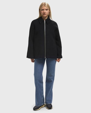 Takki Samsoe Samsoe Alma Zip-Up Jacket Musta | F23300184-SALUTE, 2