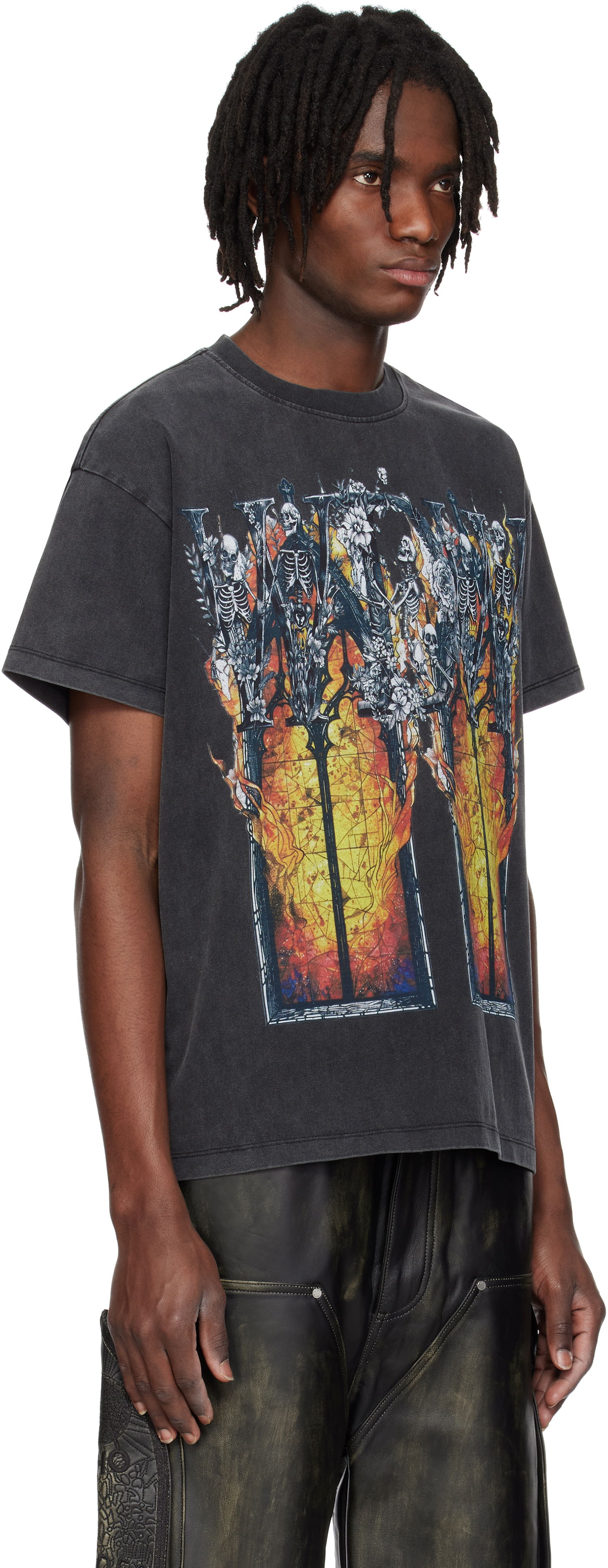 T-paita Who Decides War Who Decides War Ember Chapel Graphic T-Shirt Musta | 1110190002SS25, 1