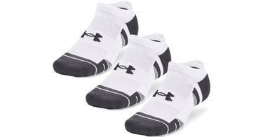 Sukat Under Armour Perfromance Tech Socks - 3 pack Valkoinen | 1379503-100, 1