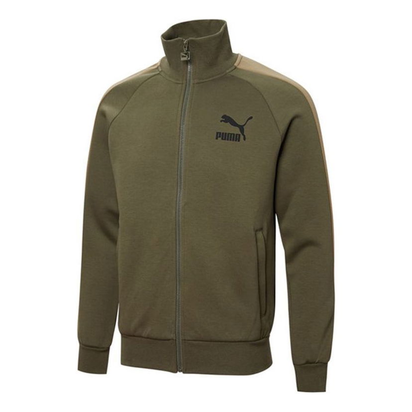 Takki Puma Iconic T7 Colorblock Stand Collar Track Jacket Vihreä | 531377-44