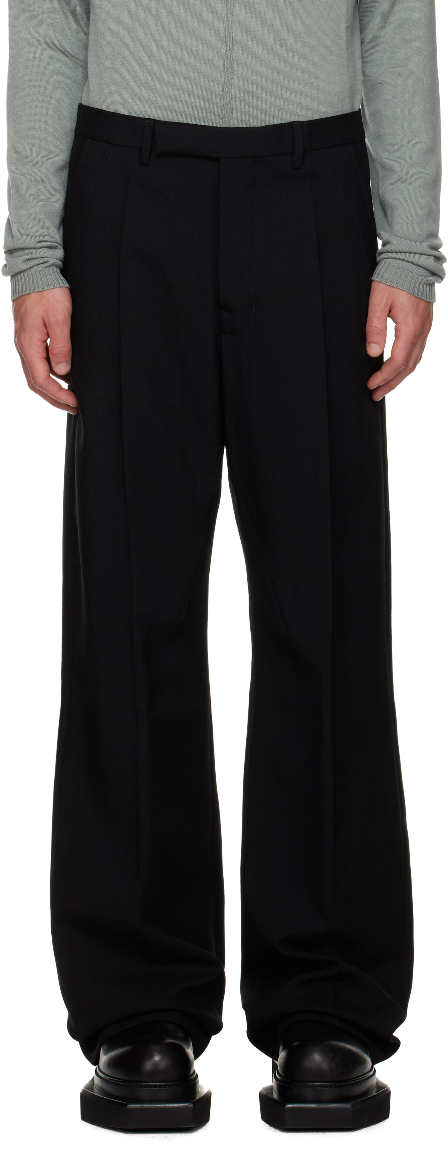 Housut Rick Owens Concordians Tailored Geth Trousers Musta | RR02E1352 WGP, 0
